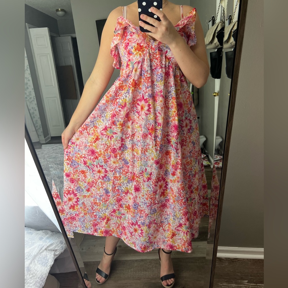 Summer floral dress